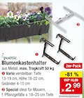 Blumenkastenhalter Vario im Angebot bei Zimmermann in Oldenburg Blumenkastenhalter Vario Angebote von poétic bei Zimmermann Oldenburg für 2,99 €