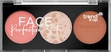 Blush-, Bronzer & Highlighter Palette Face Perfection von trend !t up im aktuellen dm-drogerie markt Prospekt für 4,95 €