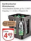 Mineralwasser im Angebot bei GLOBUS in Halle Mineralwasser Angebote von Bad Brambacher bei GLOBUS Halle für 4,49 €