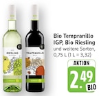 EDEKA - Bio Riesling Angebot im Prospekt Bio Riesling bei EDEKA im Prospekt "" für 2,49 €