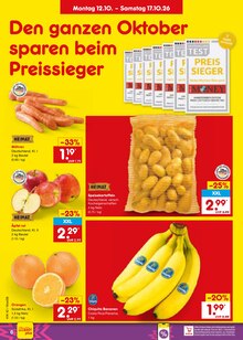 Bananen im Netto Marken-Discount Prospekt "Aktuelle Angebote" mit 71 Seiten (Pforzheim)