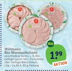 Bio-Wurstaufschnitt von Wiltmann im aktuellen tegut Prospekt für 1,99 €