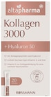 Kollagen 3000 + Hyaluron 50 von Altapharma für 8,99 € bei Rossmann im Angebot Kollagen 3000 + Hyaluron 50 von Altapharma im aktuellen Rossmann Prospekt