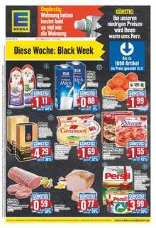 EDEKA Prospekt für Fürstenstein, Niederbay mit 20 Seiten EDEKA Prospekt für Fürstenstein, Niederbay: Diese Woche: Black Week!, 20 Seiten, 22.11.2021 - 27.11.2021