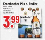 Pils o. Radler im Angebot bei Trinkgut in Salzgitter Pils o. Radler Angebote von Krombacher bei Trinkgut Salzgitter für 3,99 €