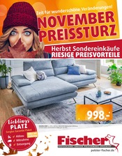 Aktueller Polstermöbel Fischer Möbel & Einrichtung Prospekt in Hebertsfelden und Umgebung, "NOVEMBER PREISSTURZ" mit 33 Seiten, 03.11.2024 - 08.11.2024