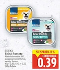 Feine Pastete mit Huhn & Truthahn oder Feine Pastete Sensitiv Pute mit Reis von EDEKA im aktuellen E center Prospekt