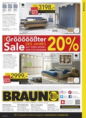 Aktueller BRAUN Möbel-Center Prospekt mit Schlafzimmer, "Gröööößter Sale des Jahres", Seite 14
