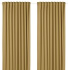2 Gardinenschals (abdunk.) beigegelb/mit Gardinenband 145x300 cm von MAJGULL im aktuellen IKEA Prospekt für 45,99 €
