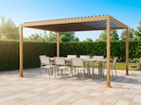 Pergola à lames orientables 4 x 3 m - Brico Dépôt à Carcassonne Pergola à lames orientables 4 x 3 m en promo chez Brico Dépôt Carcassonne à 899,00 €