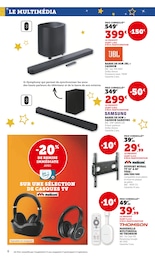 Prix et réduction Support Mural Tv dans le prospectus Super U en cours Offre Support Mural Tv dans le catalogue Super U du moment à la page 6