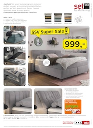 Boxspringbett im XXXLutz Möbelhäuser Prospekt "junges wohnen" auf Seite 5