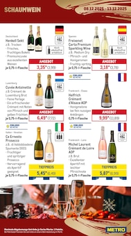 Sekt im aktuellen METRO Prospekt (Bremen) Sekt im METRO Prospekt "Wochenangebote SCO + Gewinnspiel + Markets" mit 29 Seiten (Bremen)