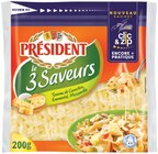 Le Râpé 3 Saveurs - Président à 1,17 € dans le catalogue Intermarché Hyper