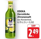 Herzstücke Zitronensaft Angebote von EDEKA bei EDEKA Rottenburg für 2,49 €