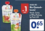 Bio-Quetschbeutel im ALDI SÜD Prospekt Bio-Quetschbeutel von Mamia Bio im aktuellen ALDI SÜD Prospekt für 0,65 €