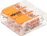 Borne connexion wago s221 3 entrées 6mm² à 5,99 € dans le catalogue Brico Dépôt