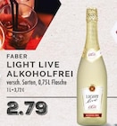 LIGHT LIVE ALKOHOLFREI im Angebot bei EDEKA in Dinslaken LIGHT LIVE ALKOHOLFREI Angebote von FABER bei EDEKA Dinslaken für 2,79 €