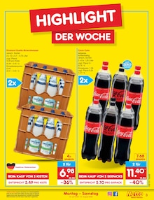 Coca Cola im aktuellen Netto Marken-Discount Prospekt (Bremen) Coca Cola im Netto Marken-Discount Prospekt "Aktuelle Angebote" mit 71 Seiten (Bremen)