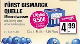 Mineralwasser von Fürst Bismarck Quelle im aktuellen EDEKA Prospekt