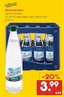 Aktuelle Mineralwasser Angebote bei Netto Marken-Discount in Mannheim Aktuelles Mineralwasser Angebot bei Netto Marken-Discount in Mannheim ab 3,99 €
