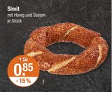 Aktuelle Honig Angebote bei V-Markt in München Aktuelles Simit Angebot bei V-Markt in München ab 0,85 €