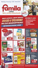 Aktueller famila Nordwest Supermarkt Prospekt in Dinklage und Umgebung, "Markt - Angebote" mit 36 Seiten, 13.05.2024 - 18.05.2024