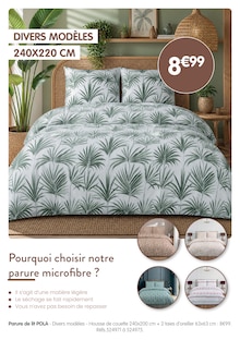 Promotion Housse De Couette dans le prospectus B&M, valable du 10/06/2026 au 30/09/2026 Promo Housse De Couette dans le catalogue B&M du moment à la page 18