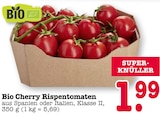 Bio Cherry Rispentomaten Angebote von BIO bei E center Baden-Baden für 1,99 €