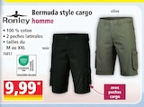 Norma Épinal - Promo Bermuda style cargo homme Promo Bermuda style cargo homme à 9,99 € dans le catalogue Norma à Épinal