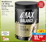 Whey Protein Vanilla Angebote von MaxBalance bei Netto Marken-Discount Mainz für 11,99 €