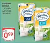 GLOBUS Losheim - H-Milch 1,5 % Fett Angebot im Prospekt H-Milch 1,5 % Fett bei GLOBUS im Losheim Prospekt für 0,99 €