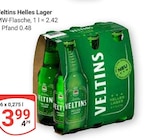 Aktuelle Veltins Angebote bei GLOBUS in Hof Aktuelles Helles Lager Angebot bei GLOBUS in Hof ab 3,99 €
