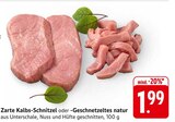 Zarte Kalbs-Schnitzel bei EDEKA im Weisenbach Prospekt für 1,99 €