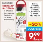 Kabelbinder-Set Angebote von EASYMAXX bei Netto Marken-Discount Bremerhaven für 9,99 €