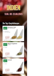 Aktueller Hamberger Prospekt "INDIEN" für Berlin Aktueller Hamberger Prospekt für Berlin mit Seiten