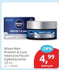 Protect & Care Intensive Feuchtigkeitscreme Angebote von Nivea Men bei budni Pinneberg für 4,99 €
