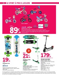 Offre Trottinette Enfant dans le catalogue E.Leclerc du moment à la page 18