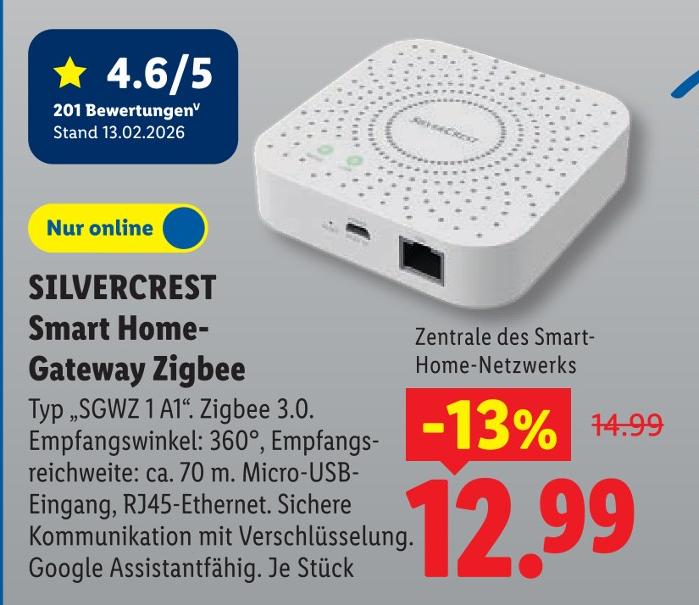 Smart Home-Gateway Zigbee