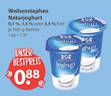 Naturjoghurt von Weihenstephan im aktuellen V-Markt Prospekt für 0,88 €