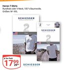 Herren-T-Shirts im Angebot bei GLOBUS in Mannheim Herren-T-Shirts Angebote von Schiesser bei GLOBUS Mannheim für 17,99 €