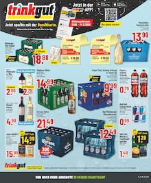 Bier im Marktkauf Prospekt "Aktuelle Angebote" mit 22 Seiten (Marl)