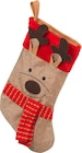 Nikolausstrumpf Jute mit Rentier bei dm-drogerie markt im Grassau Prospekt für 2,95 €