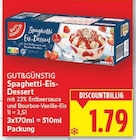 Aktuelles Spaghetti-Eis-Dessert Angebot bei E center in Berlin ab 1,79 €