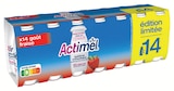 Actimel yaourt à boire édition limitée fraise - Danone en promo chez Intermarché Super Actimel yaourt à boire édition limitée fraise - Danone dans le catalogue Intermarché Super