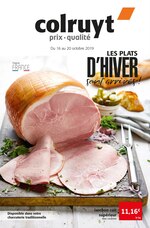 Catalogue Colruyt "Les plats d'hiver sont arrivés !", 8 pages, à Metz, 16/10/2019 - 20/10/2019 Prospectus Colruyt "Les plats d'hiver sont arrivés !", 8 pages, à Metz, 16/10/2019 - 20/10/2019