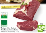 Zart gereiftes Bioland-Rindfleisch: Rumpsteaks im Angebot bei E center in Stuttgart Zart gereiftes Bioland-Rindfleisch: Rumpsteaks Angebote von Bioland bei E center Stuttgart für 4,49 €