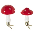 Baumschmuck 2-tlg. Glas/Pilz rot im Angebot bei IKEA in Hamm Baumschmuck 2-tlg. Glas/Pilz rot Angebote von VINTERFINT bei IKEA Hamm für 9,99 €