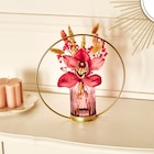 Orchidée 1 fleuron vase cercle métal à 7,99 € dans le catalogue Carrefour