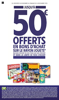 Catalogue Intermarché Super de la semaine 46, "-50% DE REMISE IMMÉDIATE SUR LE 2ÈME", page 2, 13/11/2025 - 23/11/2025 Prospectus Intermarché Super en cours, "-50% DE REMISE IMMÉDIATE SUR LE 2ÈME", page 2 sur 40